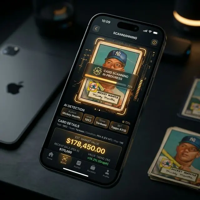 Star Snap AI Sports Card Scanner App Demo